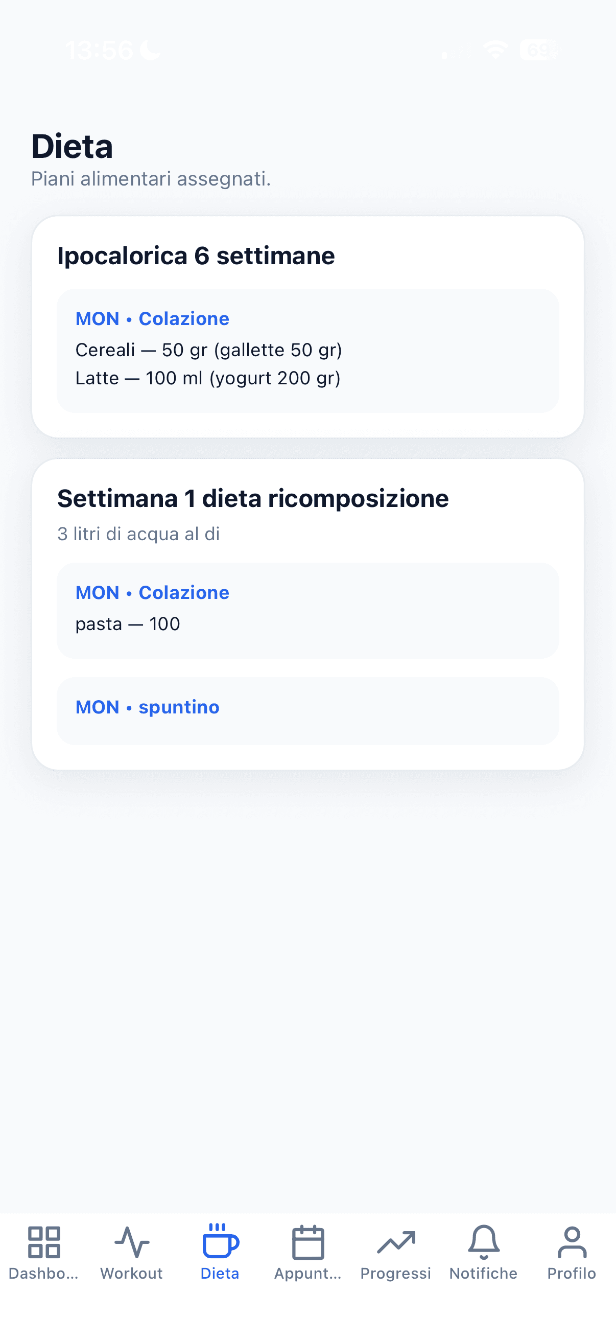 Piano alimentare
