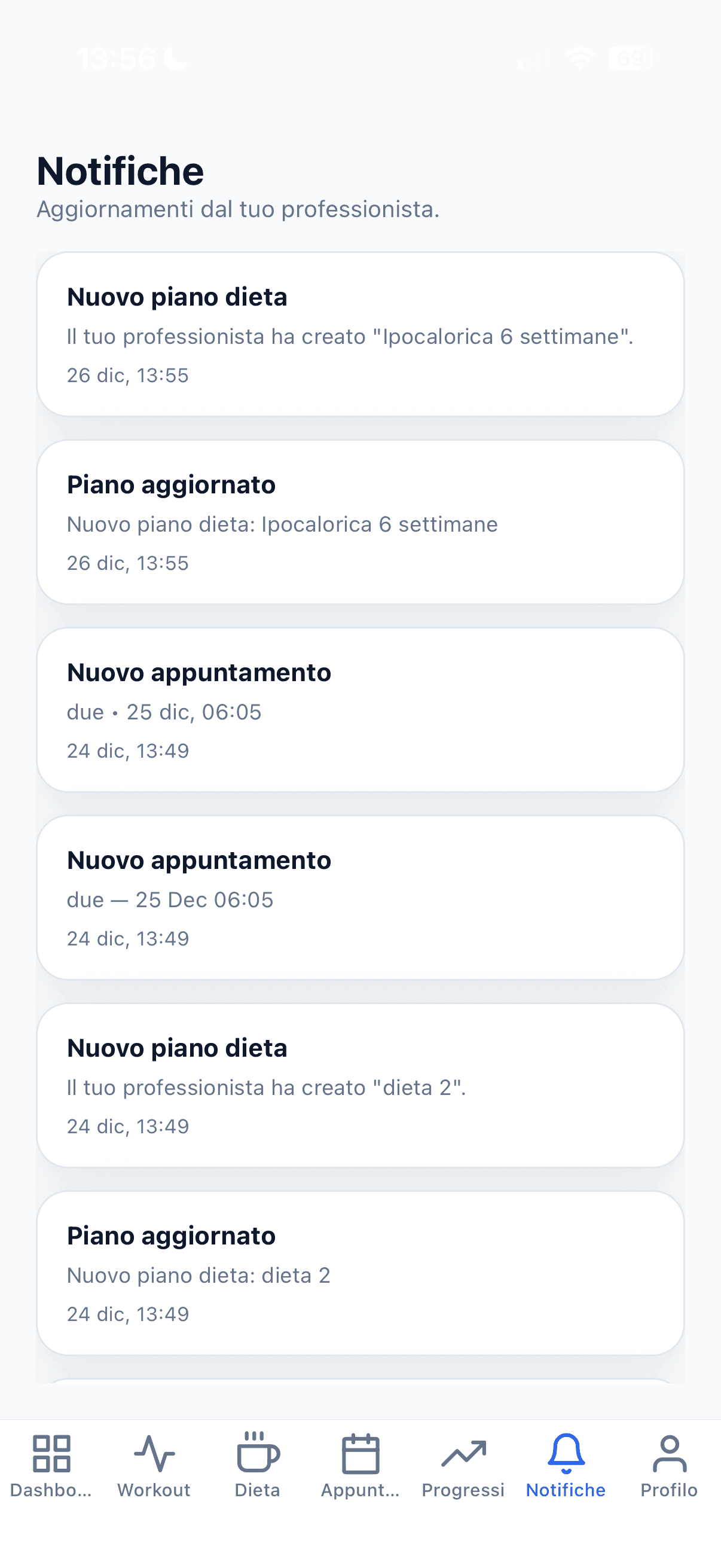 Agenda cliente